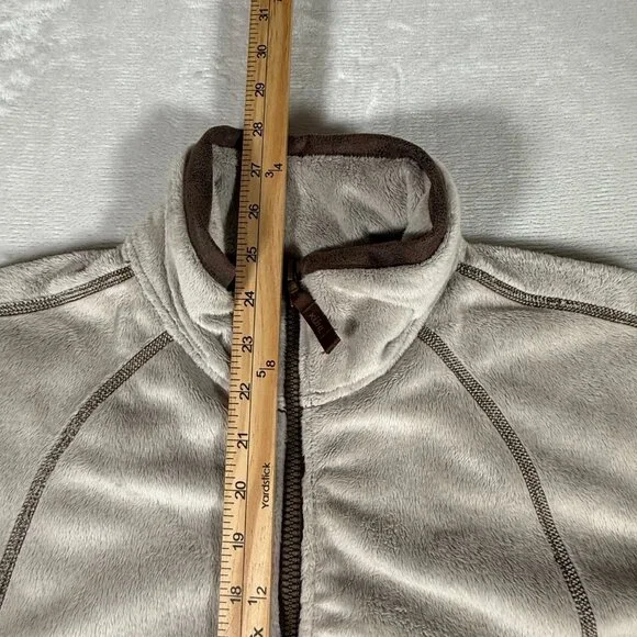 Kuhl Sweater Women Size L Full Zip Fleece Jacket Zipped Pockets Mock Neck EUC - Picture 2 of 12